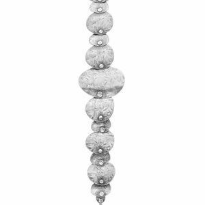 Retired Silpada Badge of Beauty Sterling Silver Disc Bracelet